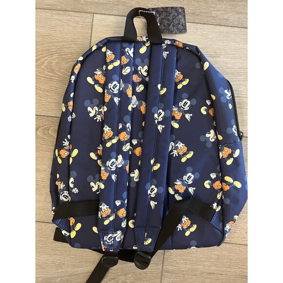 Disney Mickey Mouse Backpack 16” Blue Canvas New Adult Kids backpack - Picture 3 of 3